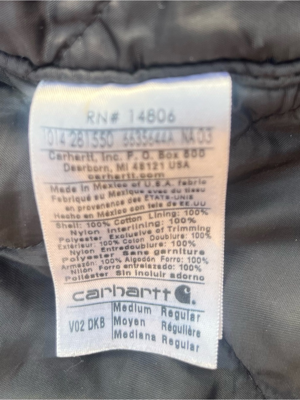 Vintage Carhartt Brown Canvas Quilted Utility Vest. Men’s Medium. - Picture 7 of 9